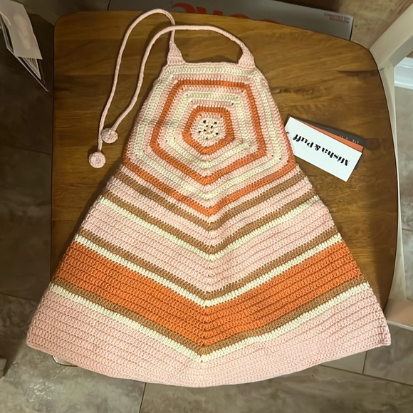 Misha & Puff Chevron Dress - Picture 2 of 4